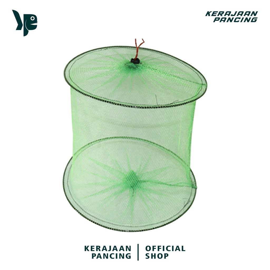 KERAJAAN PANCING - Jaring Korang Wadah ikan 2 Layer tempat Ikan Bubu Bulat Perangkap Ikan Jebakan Ik