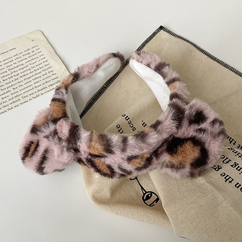 Bando Ikat Kepala Mewah Telinga Kucing Lucu Baru Cuci Muka Hiasan Kepala Kartu Rambut Bertepi Lebar Ikat Kepala Harian Wanita Hair Accessories Scrunchie