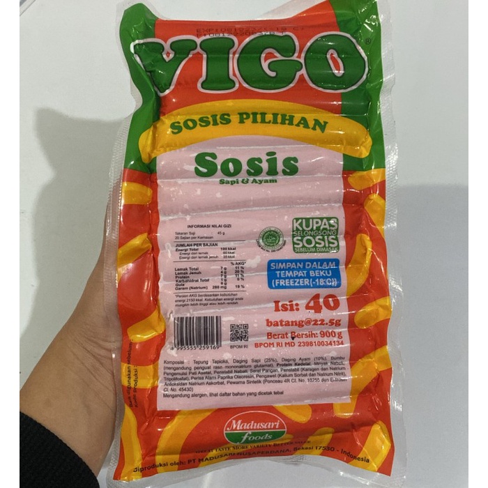 

Vigo sosis sapi isi 40