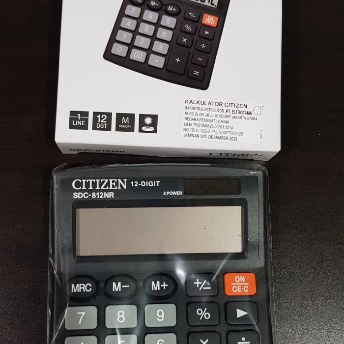 

CALCULATOR CITIZEN SDC 812 NR