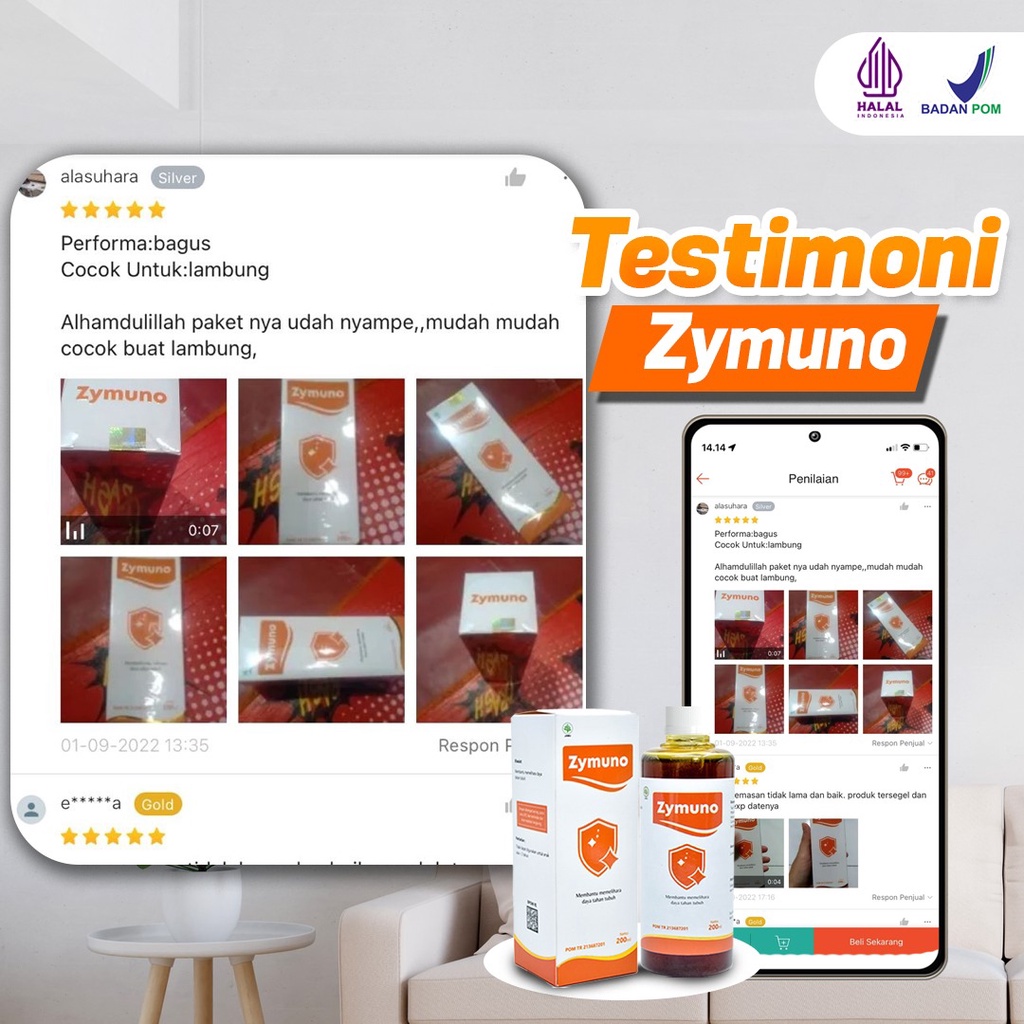 Zymuno – Vitamin Herbal Tingkatkan Daya Tahan Tubuh Imunoterapi Kanker Jaga Kesehatan Tubuh Bantu Percepat Penyembuhan Penyakit Cegah Flu Demam dan Batuk Masalah Pencernaan 200ml