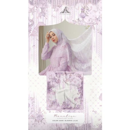 Preloved monalisa scarf ayu dyah andari