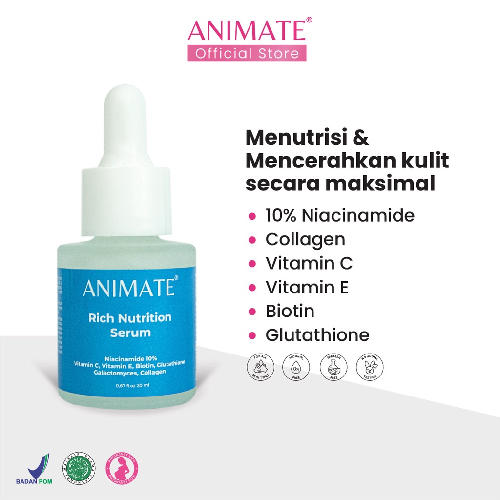 Animate All Serum |whitening Dark spot acne Skin Barrier Rich Nutrition Vitamin C Dan 24K Gold Serum