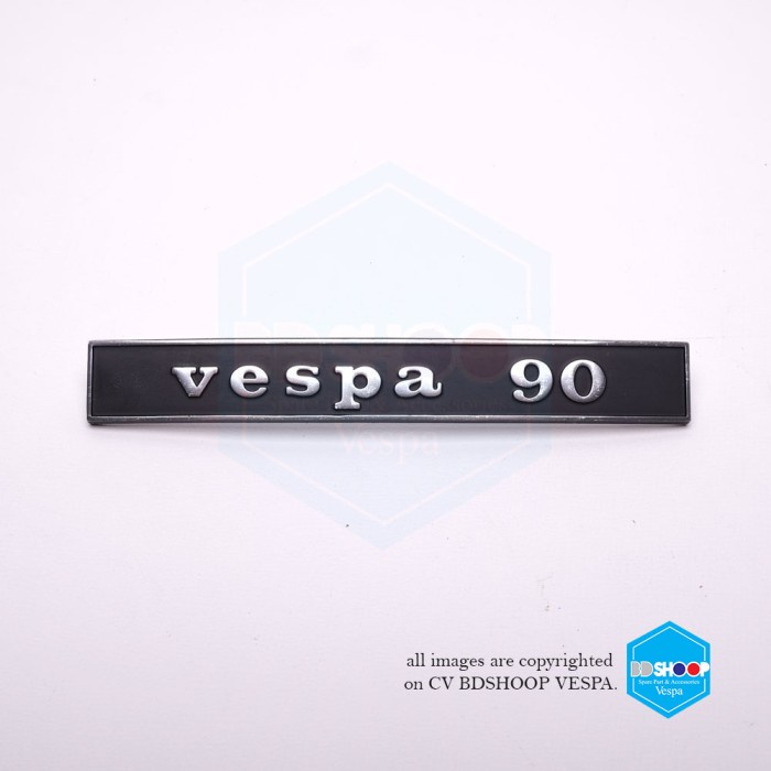 Emblem Vespa 90 Untuk Vespa Special 90Cc Original
