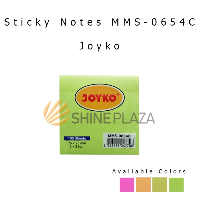 

Memo Sticky Notes Joyko MMS-0654C