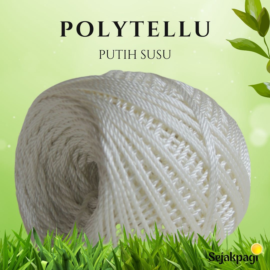 Benang Rajut Polykilap D27 Premium Polyester Polytellu Benang Poli