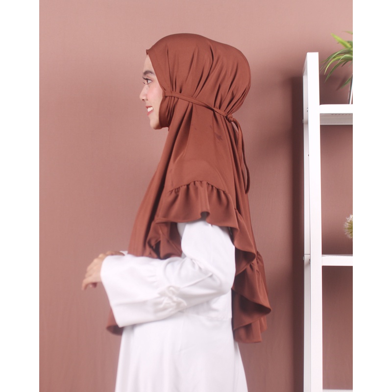 HIJAB INSTANT/KERUDUNG BERGO INSTAN JERSEY ELVIRA