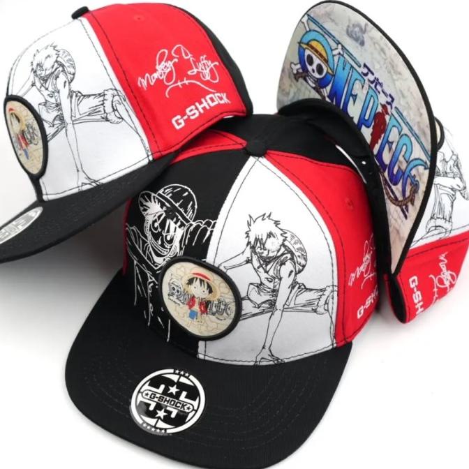 topi snapback One Piece G-Shock / One Piece cap original import / hat