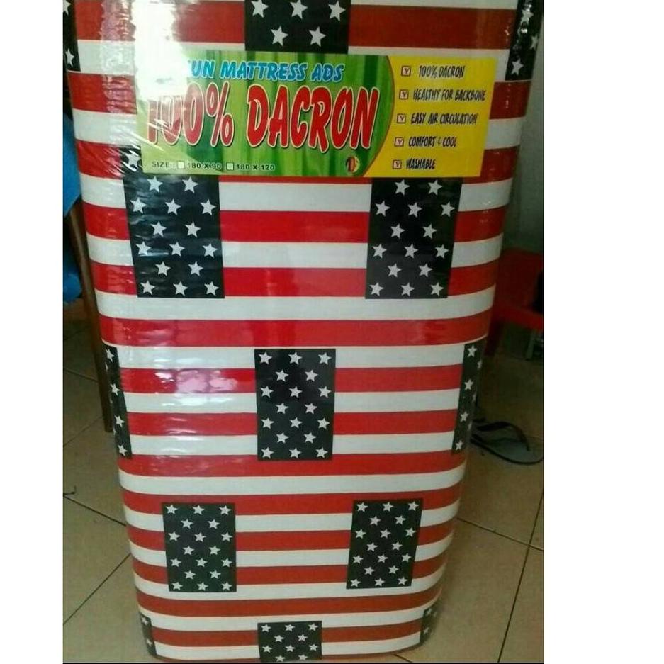 ❆ kasur lipat busa dacron super uk.170x120x5 (BUKAN BUSA BIASA) ✰