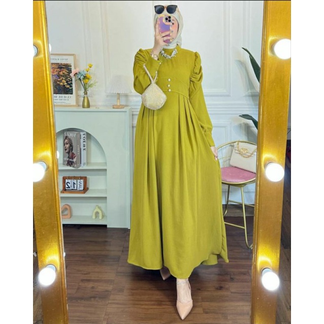 GITA MAXI DRESS CRINCLE AIRFLOW