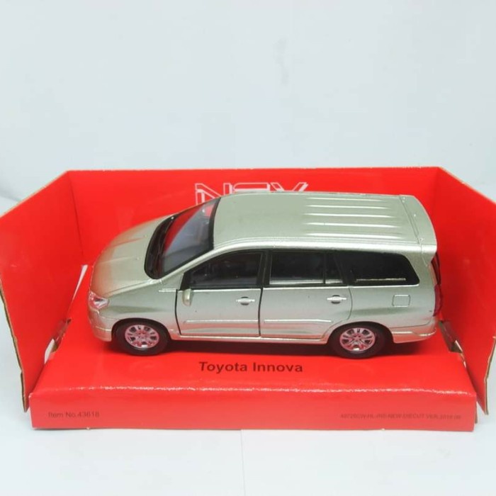 DIECAST MINIATUR MOBIL KIJANG INNOVA BARONG 2015 SILVER HARGA MURAH TERBARU