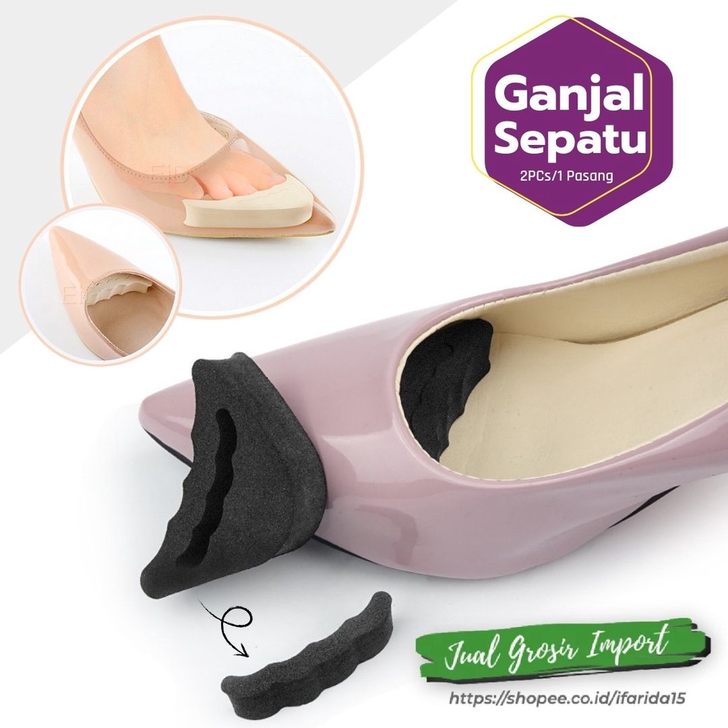 Shoe Filler Foam Cushion Pad Busa Ganjalan Sepatu Longgar Kebesaran