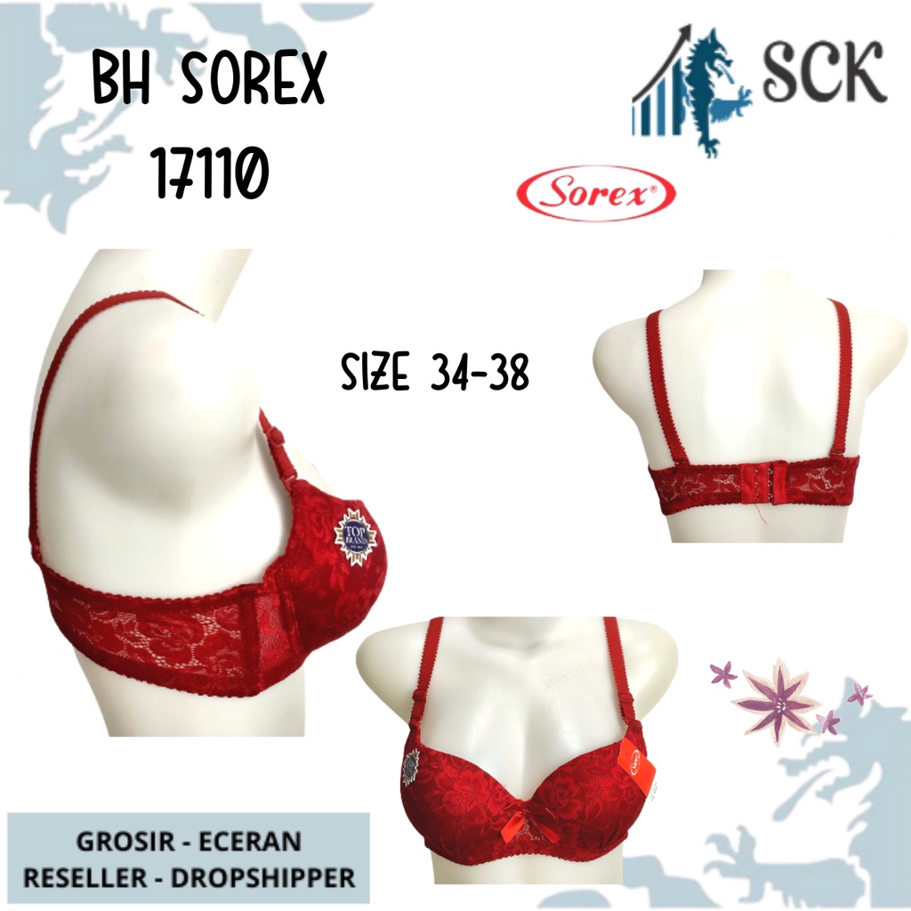 BH SOREX 17110 Kawat Busa Sedang Halus Size 34-38 / Pakaian Dalam Wanita – SCK