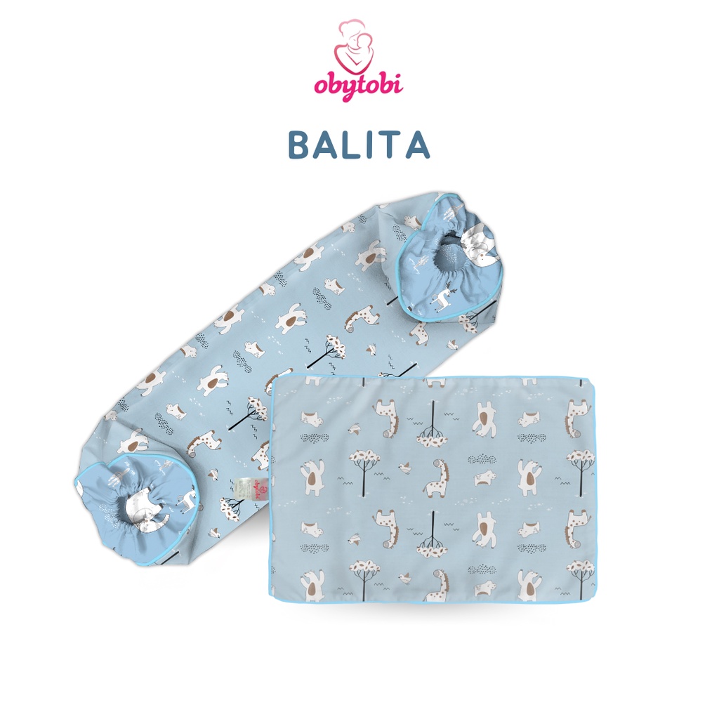 Obytobi Sarung Bantal Balita set isi 2 Bahan Katun / Rayon Termurah