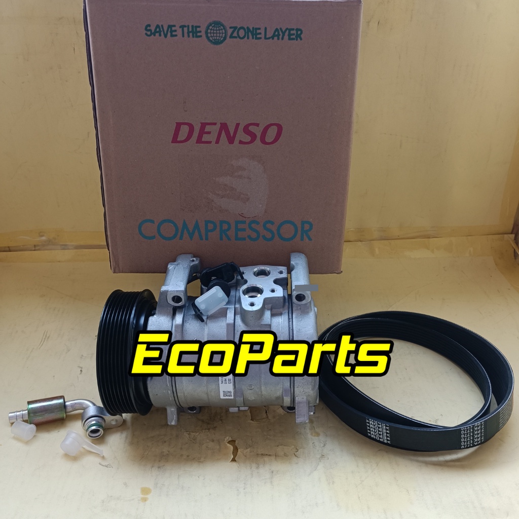Kompresor Compressor AC Honda CRV Gen 2 DENSO ASLI Vanbelt Lengkap 7PK