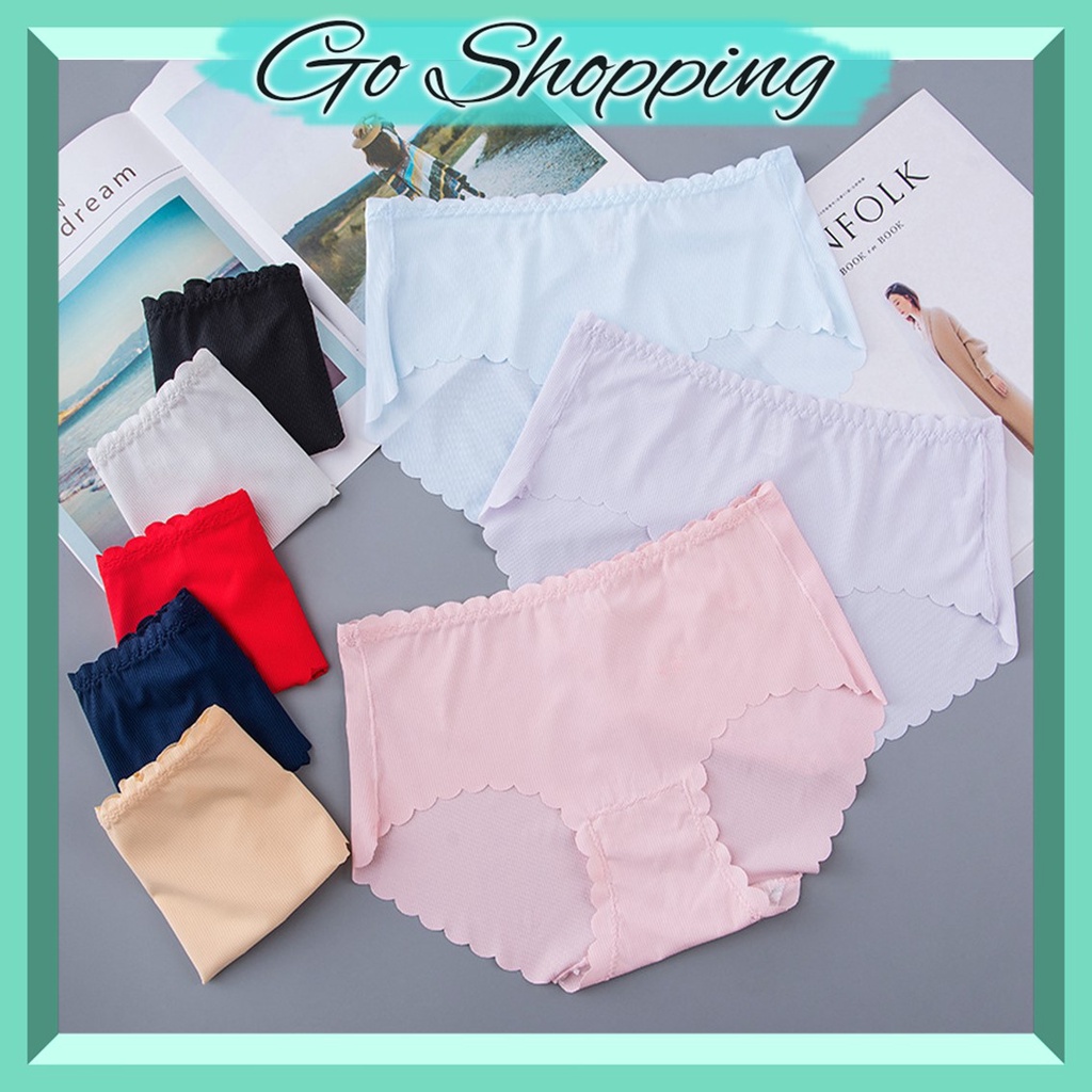 GO!CD1068 Celana Dalam Wanita Premium CD Seamless seamles Motif Bunga Sexy Panty Push Up COD