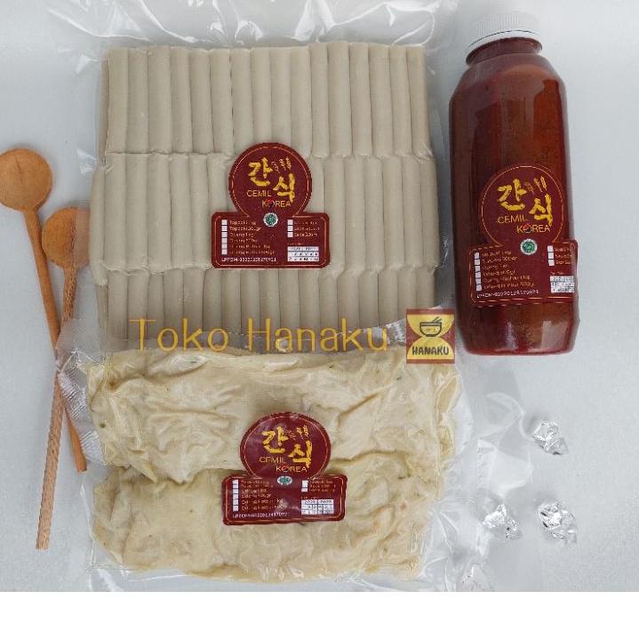 

➱ PAKET KELUARGA TIGA TOPOKI ODENG SAOS GOCHUJANG TOPOKKI TOPPOKI CEMIL KOREA ➮