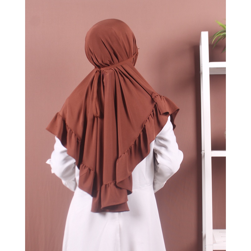 HIJAB INSTANT/KERUDUNG BERGO INSTAN JERSEY ELVIRA