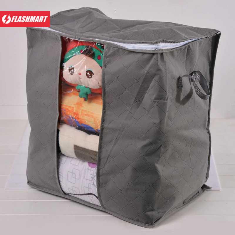 Flashmart Kantong Organizer Penyimpanan Pakaian Fabric Storage Box - M1466