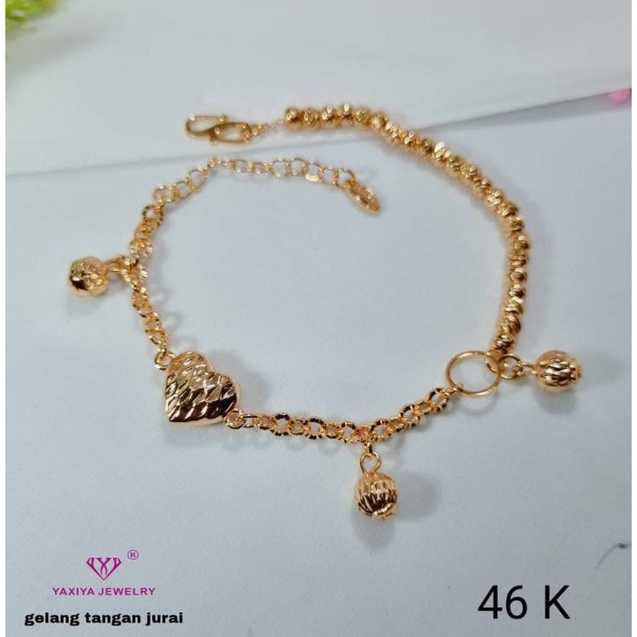 GELANG TANGAN JURAL PERHIASAN IMITASI LAPIS EMAS