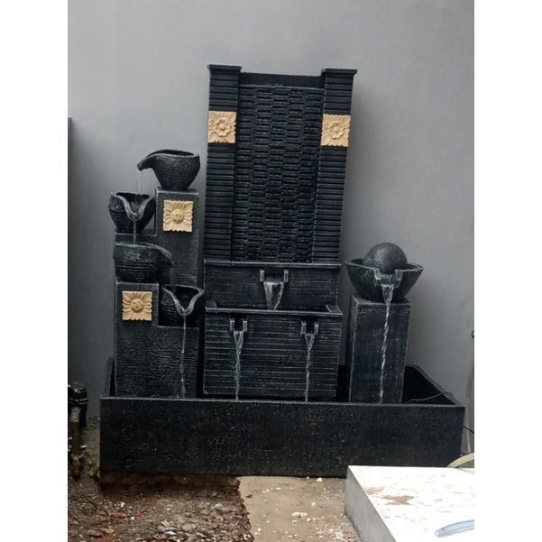 kolam air mancur minimalis portabel