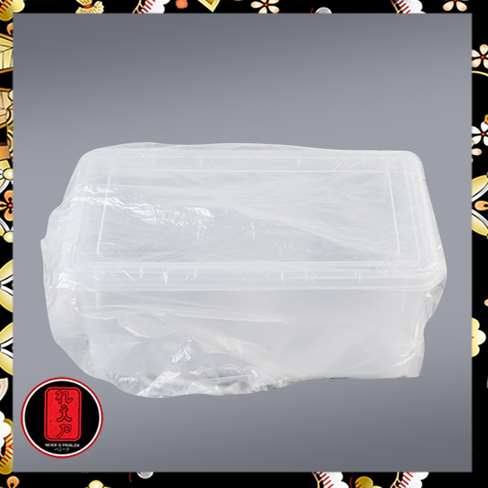 Strongwell Kotak Kontainer Makanan Kulkas Kitchen Storage Food Box - SW804-M - Transparent