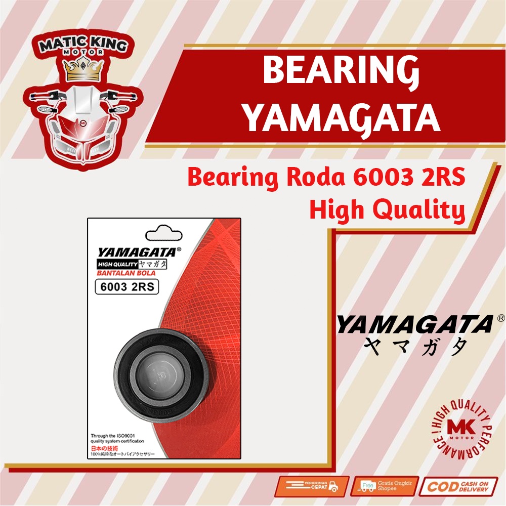 Bearing Laher lahar 6003 2RS Sasis Mio Fino X-Ride Yamagata