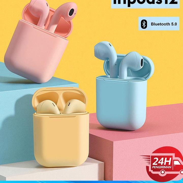 TerlarisinPod I12/InPods Eleven TWS 5.0 Wireless Bluetooth Earphones Android IOS Bluetooth Headset E