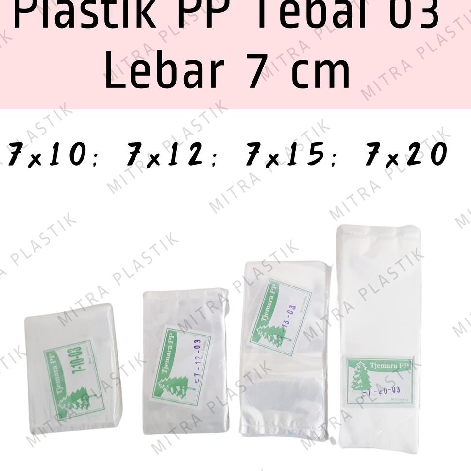 

ㅦ Plastik PP Lebar 7 Tebal 03 7x10 7x12 7x15 7x20 Kantong Plastik Bening Transparan TERBARU 24U