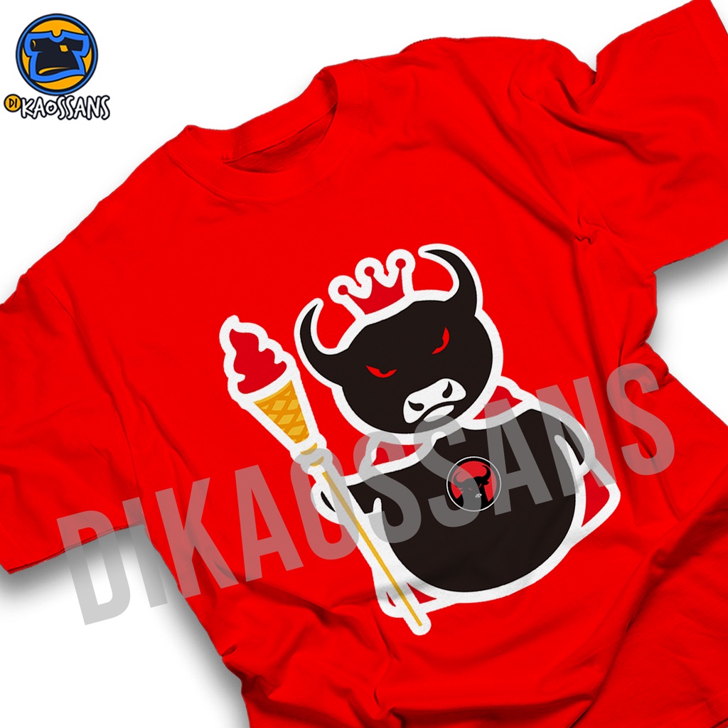 Kaos MIXUE PARODI Tshirt baju distro cotton combed 30s UNISEX PDI PERJUANGAN GAMBAR LUCU