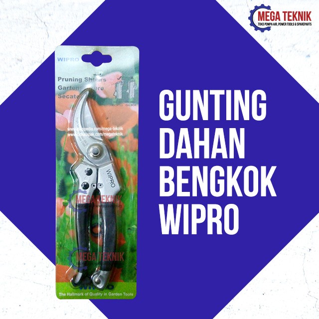 Produk Terbaik] Gunting Dahan Bengkok Wipro 3143 / Pruning Garden Shears