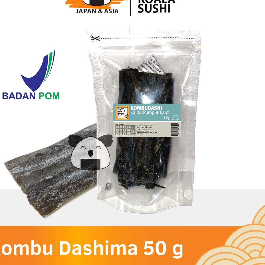 

Paling Laris KOMBU DASHI Konbu Dashima 50 g │ Kaldu Rumput Laut Import Kelp Kuah Miso Ramen Udon