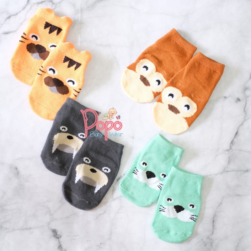 KAOS KAKI BAYI/ANAK BAHAN IMPOR BENTUK HEWAN/ BABY KIDS SOCKS