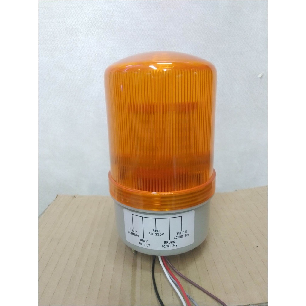 Lampu Rotary 4 Inch Warning Light Lampu Rotary Lamp Multivolt AC DC