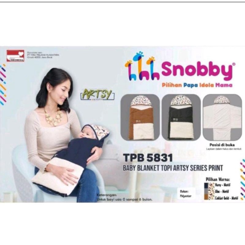 Snobby TPB 6931/TPB 5831 Baby Blanket (Selimut Topi Bayi)