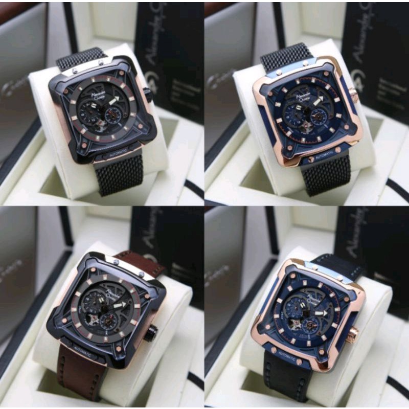 ORIGINAL JAM TANGAN PRIA ALEXANDRE CHRISTIE AC 3039 / AC3039 / 3039 AUTOMATIC GARANSI RESMI 1 TAHUN