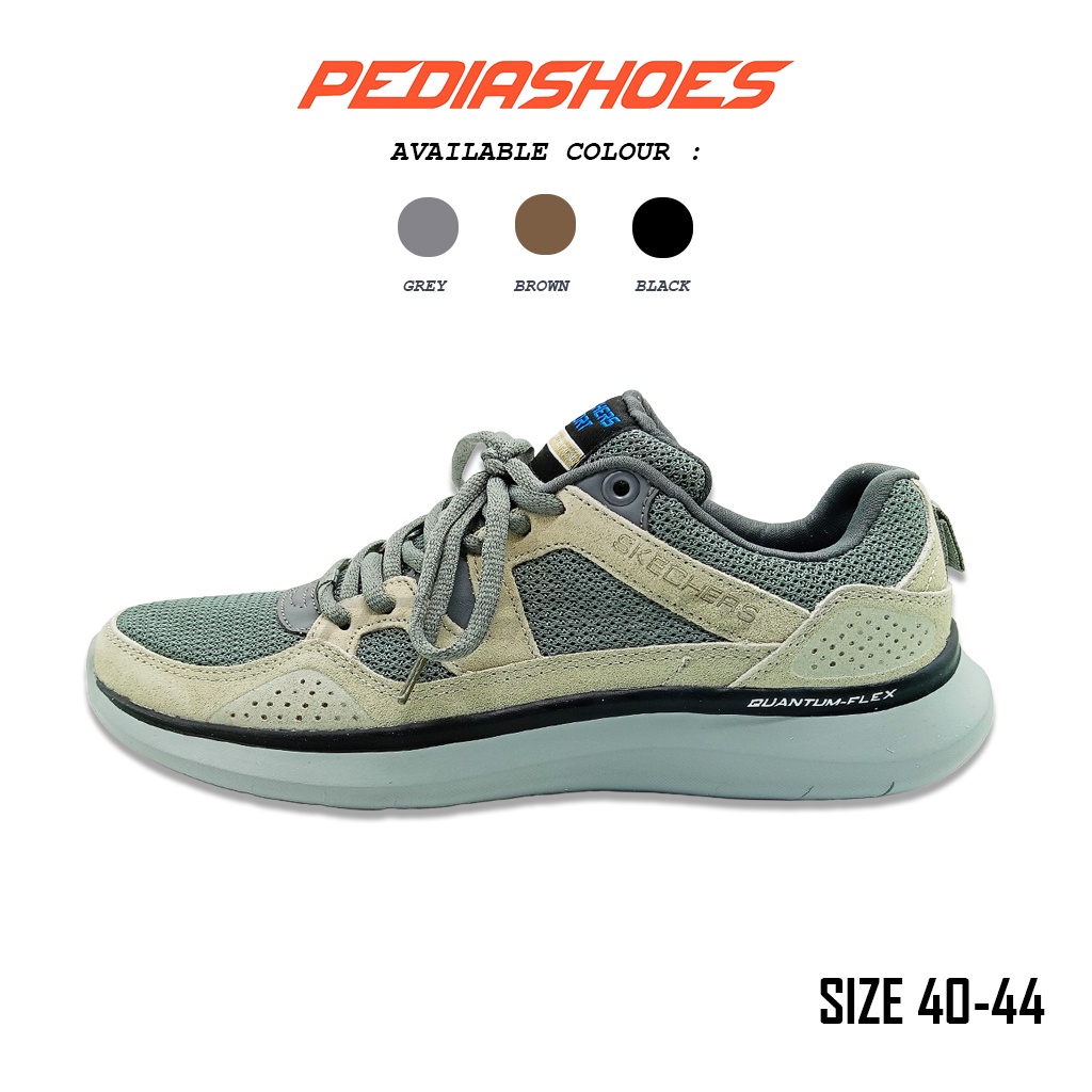Skechers Pria Relaxed Fit - Country Walker Skechers Original Sepatu Pria Sepatu Running Walking