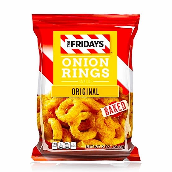 

TGI FRIDAYS ONION RINGS SNACK ORIGINAL BAKED 78 GR