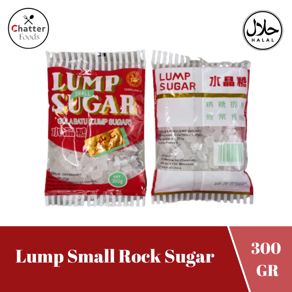 

Lump Sugar Small/ Import Gula Batu Kristal Pemanis Chen Liang Ji 300gr/ TTS Crystal Candy 400Gr