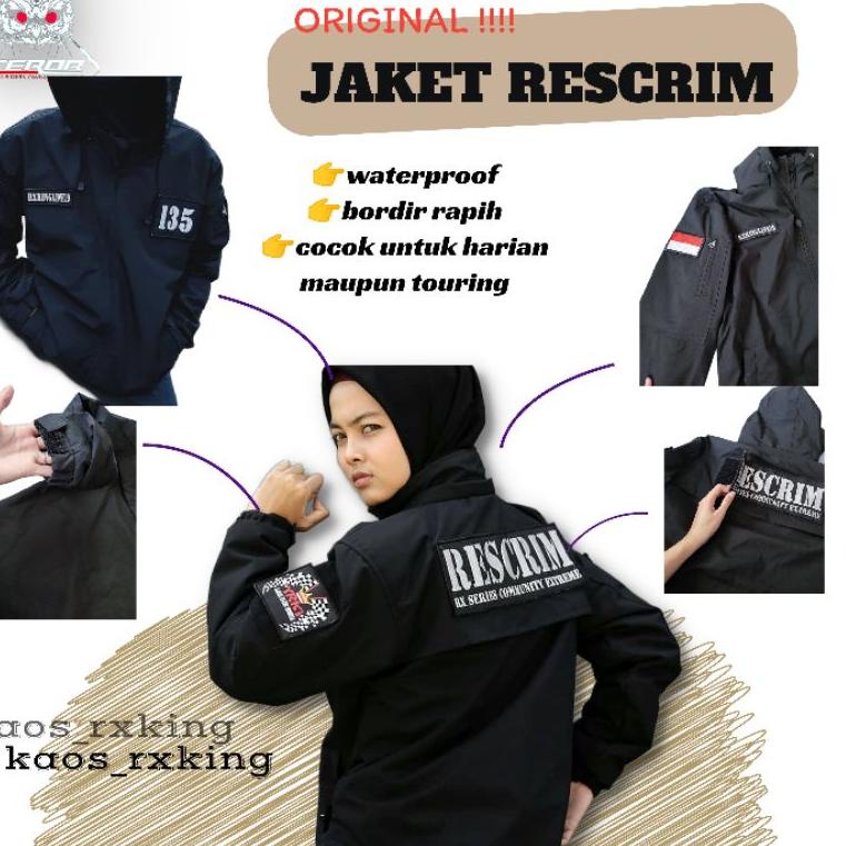 JAKET Rx King RESCRIM RX KING orinal (JAKET PRIA & WANITA) HARGA TERMURAAH