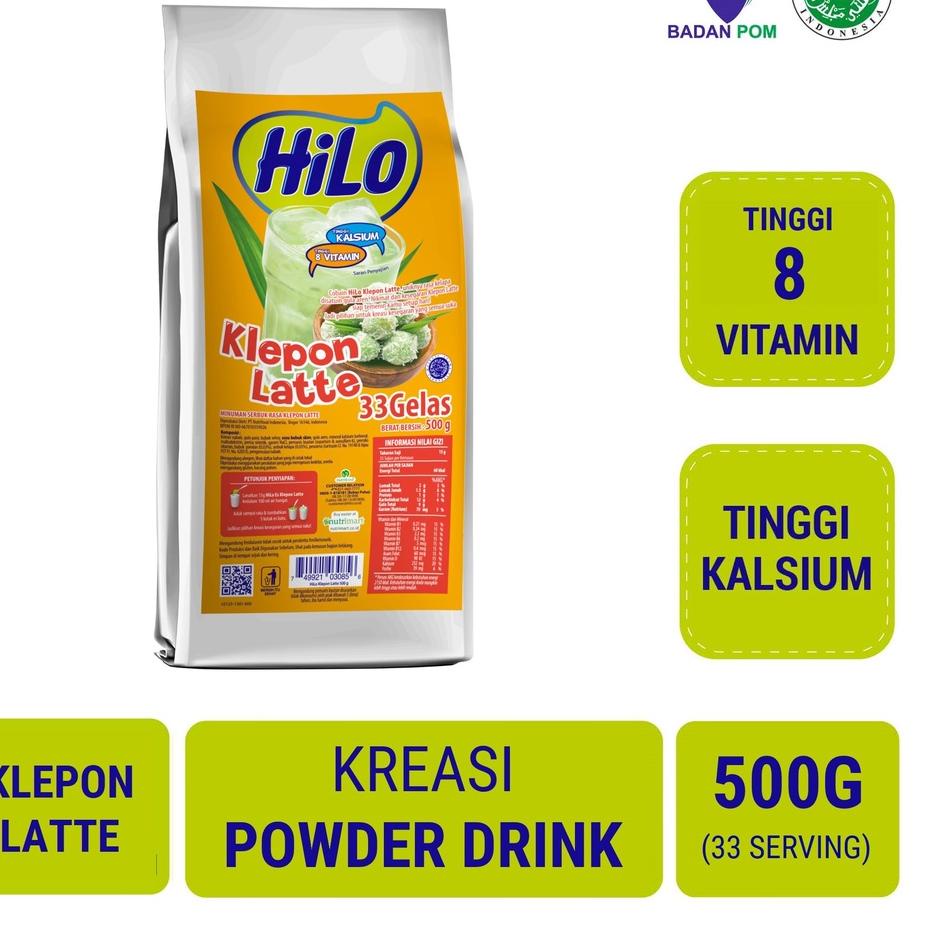 

Hot Sale Promo Terbatas - HiLo Klepon Latte Refill 500 gram Expired Kurang dari 6 Bulan