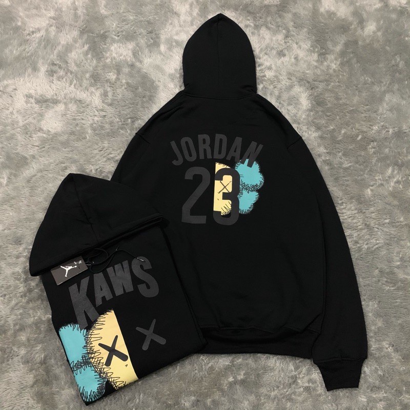 jaket sweater hoodie 23 air Jordan X Kaws basketball premium terbaru murah