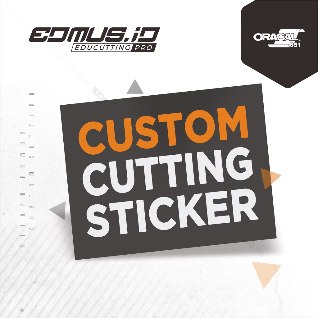 

Sticker Cutting Custom - Sticker Kaca Toko/Logo Perusahaan/Label Produk/Branding/Mobil/Motor