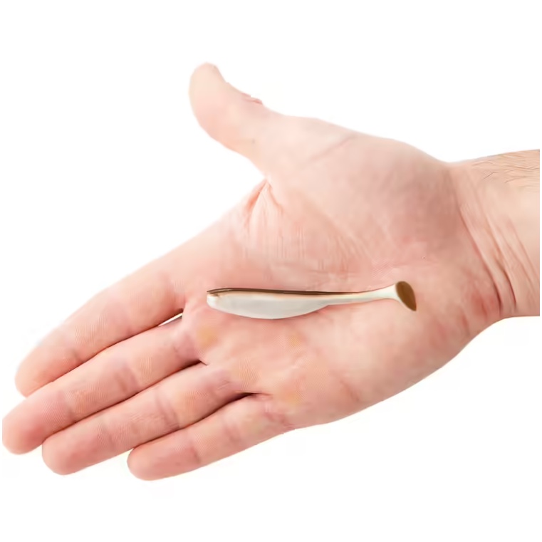 CAPERLAN Lure Fishing Umpan Memancing Soft Natori 75 Natural x3