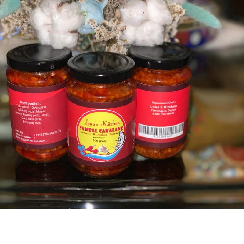 

♔ Sambal cakalang lona kitchen 500gram berat isi 300gram ❄