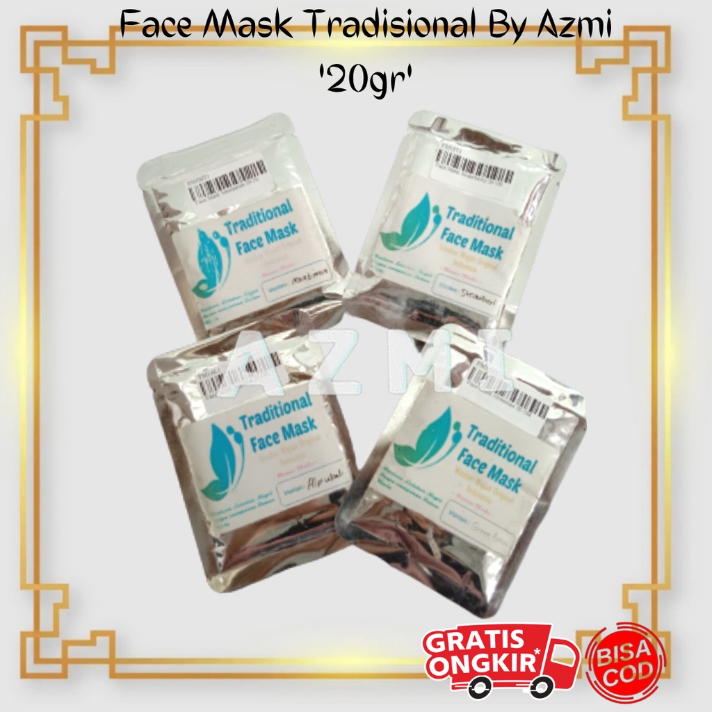 Masker Wajah Original Tradisional Face Mask By Azmi 20gr