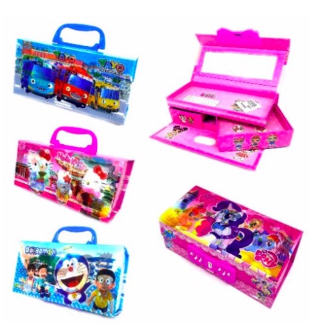 

Kotak pensil kode Tempat pensil susun tingkat cermin / Pencil Case Kode LOL Unicorn Pony CHOCHO 88 SHOP