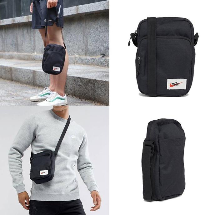 Nike Heritage Smit Bag Black 4L Original Tas Selempang Pria Avocadsh