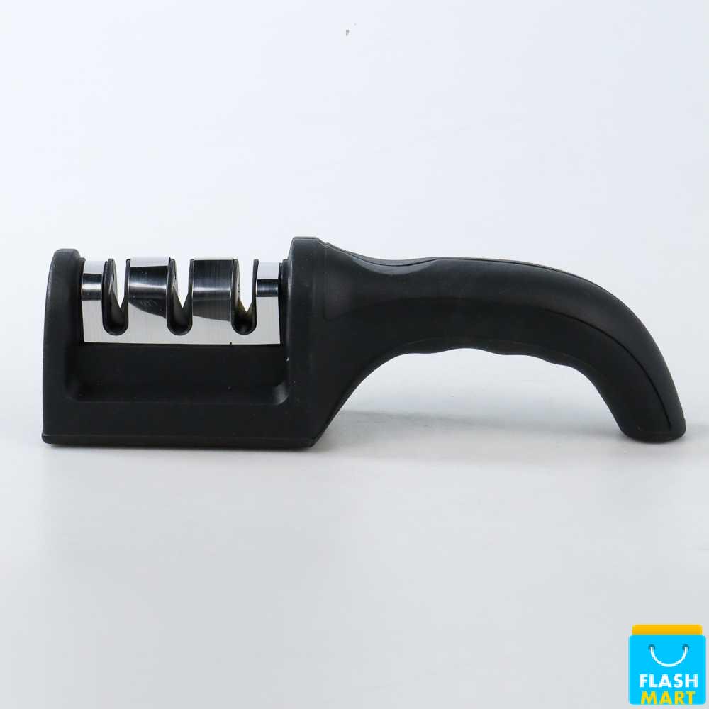 Flashmart Pengasah Pisau Dapur Knife Sharpener 3 Slot - DL-685