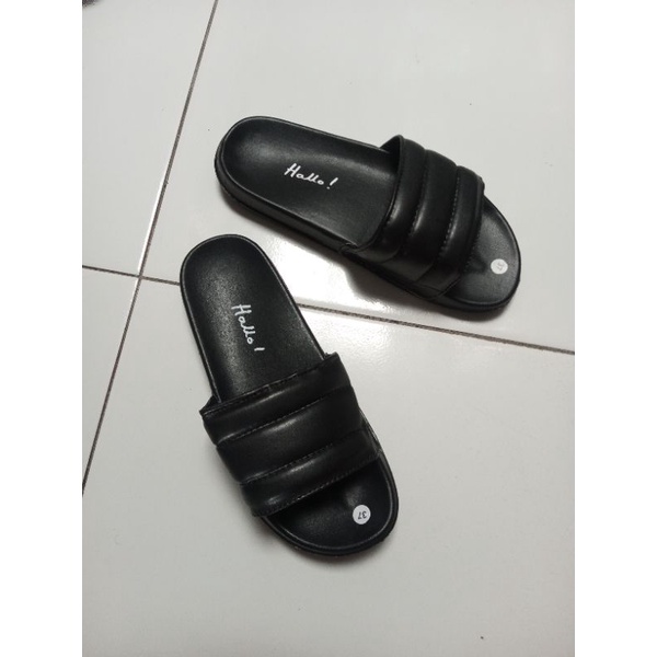 Hello Gio Sandal Cewek Slop Korean Style Sandal Slide Wanita